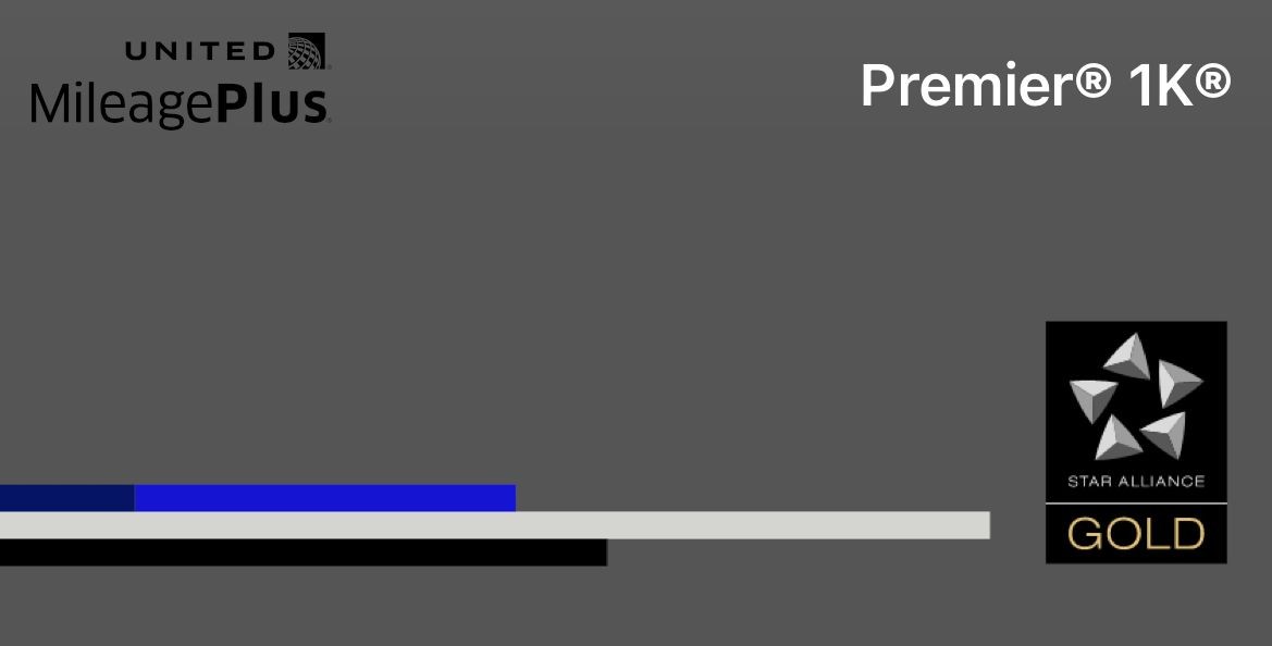 United airlines premier 1k status $530