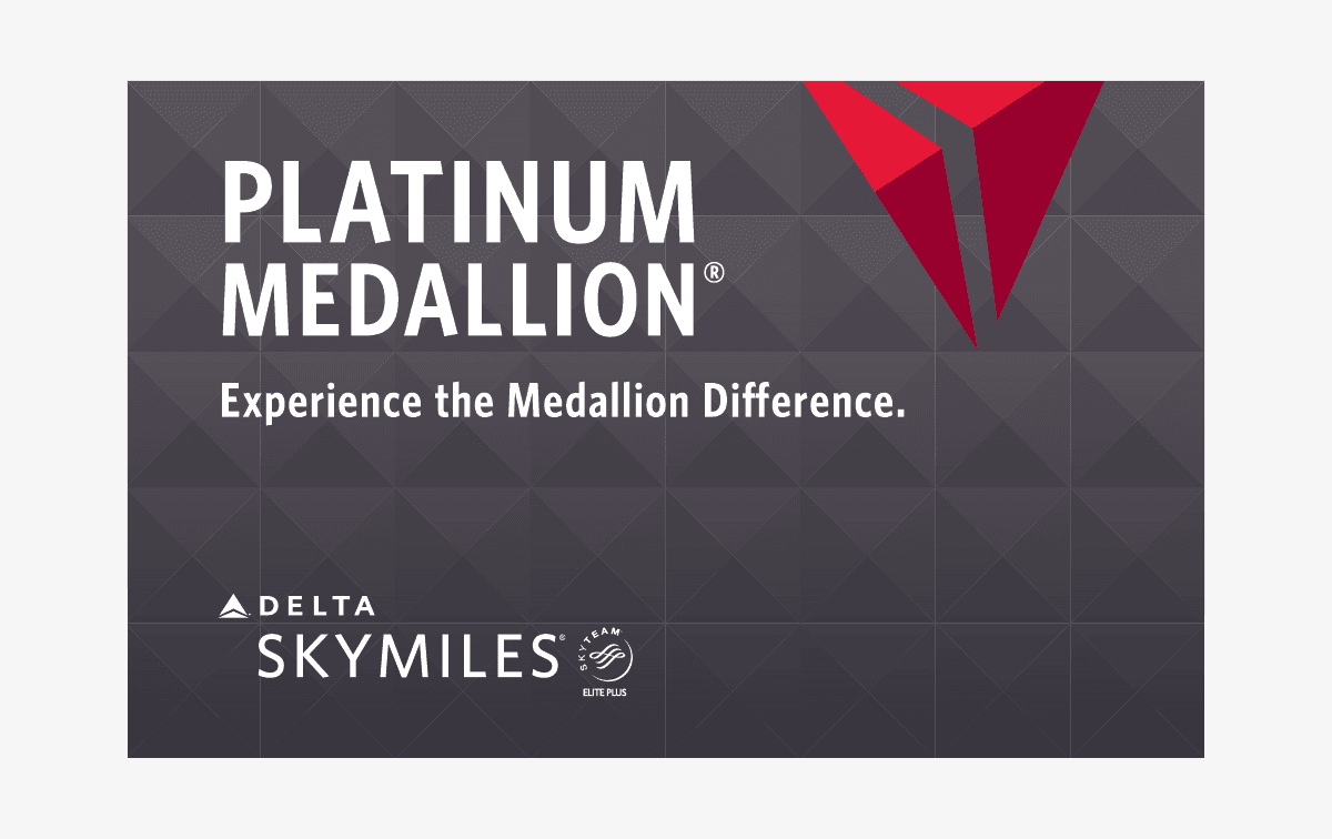 Delta platinum medallion status. $550